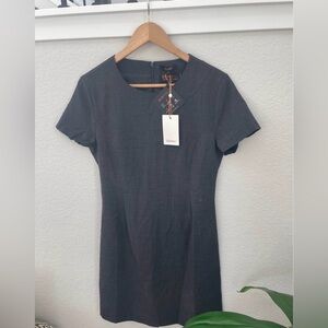 Quince 3D Wool dress Gray NEW size 6 women’s